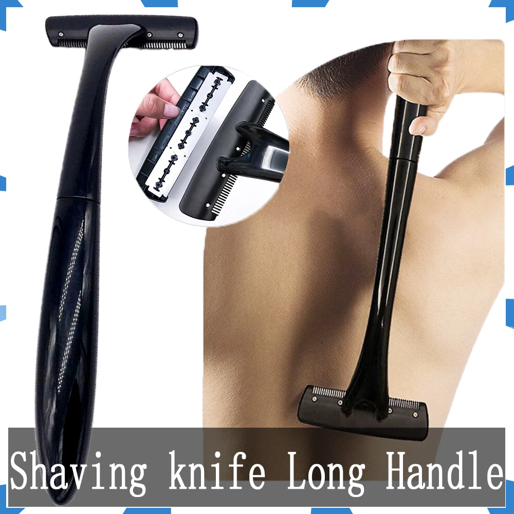 Shaving Knife Man Back Razor Shaver Groomer Full Body Hair Removal Trimmer Waterproof Rustproof Durable Long Handle 
Shaving Knife Man Back Razor Shaver Groomer Full Body Hair Removal Trimmer Waterproof Rustproof Durable Long Handle