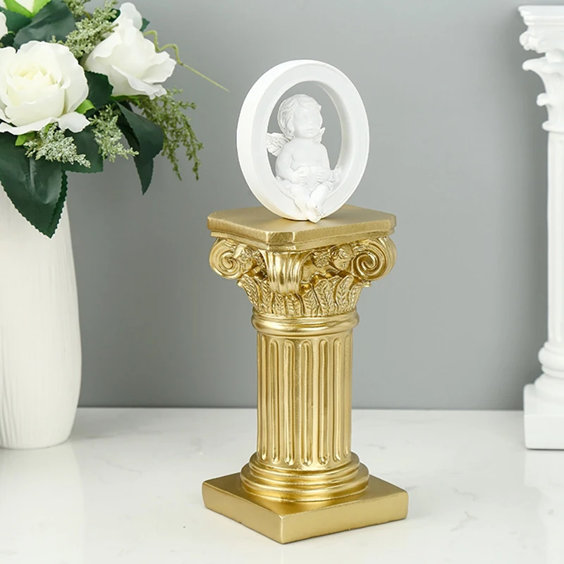 Roman Pillar Resin Sculpture Column Decor Roman Pillar Statues Home Living Room Crafts Furnishings
Roman Pillar Resin Sculpture Column Decor Roman Pillar Statues Home Living Room Crafts Furnishings