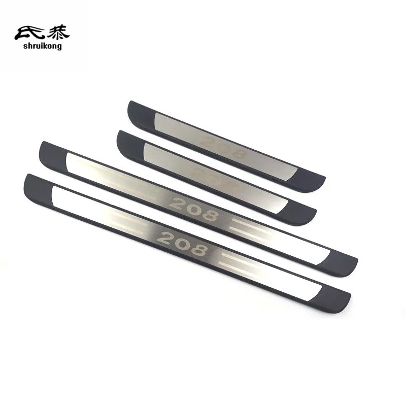 car assecories Door Sill Pedal Scuff Plate Guard Protector For Peugeot 208 2012 2013 2014 2015 2016 2017 2018 -2020 Car Stickers
car assecories Door Sill Pedal Scuff Plate Guard Protector For Peugeot 208 2012 2013 2014 2015 2016 2017 2018 -2020 Car Stickers