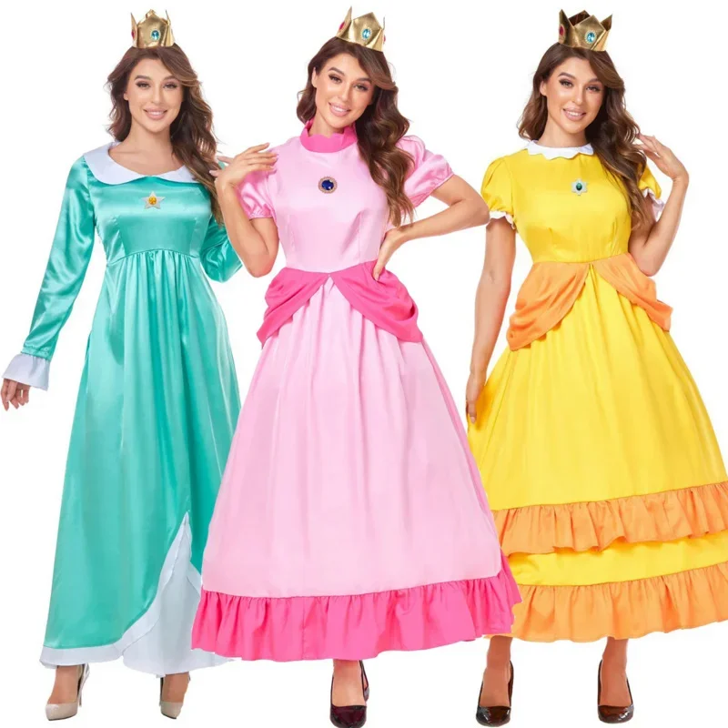 Women's Princess Costumes, Fantasy Dress for Cosplay, Galaxy Rosalina, Peach, Blue, Pink, Yellow, Super Mary, Masquerade
Women's Princess Costumes, Fantasy Dress for Cosplay, Galaxy Rosalina, Peach, Blue, Pink, Yellow, Super Mary, Masquerade