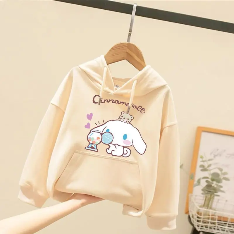 Kawaii Sanrio Cinnamoroll Hooded Sweatshirt Girls Boys Autumn Winter Cartoon Children Plush Korean Version Casual Coat Kid Gifts
Kawaii Sanrio Cinnamoroll Hooded Sweatshirt Girls Boys Autumn Winter Cartoon Children Plush Korean Version Casual Coat Kid Gifts