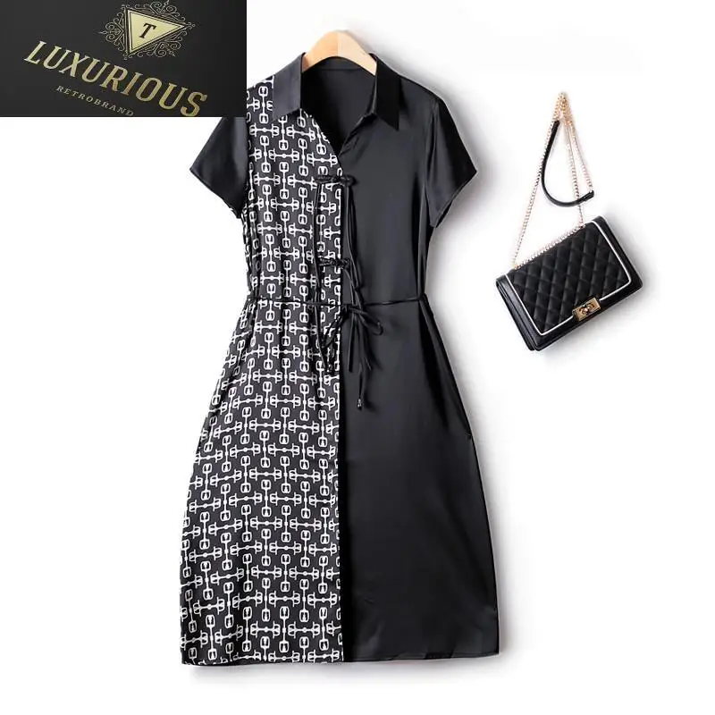 Женское платье средней длины, элегантное платье с отложным воротником, драпировкой и пряжкой, в европейском стиле ретро, 2024 
Женское платье средней длины, элегантное платье с отложным воротником, драпировкой и пряжкой, в европейском стиле ретро, 2024