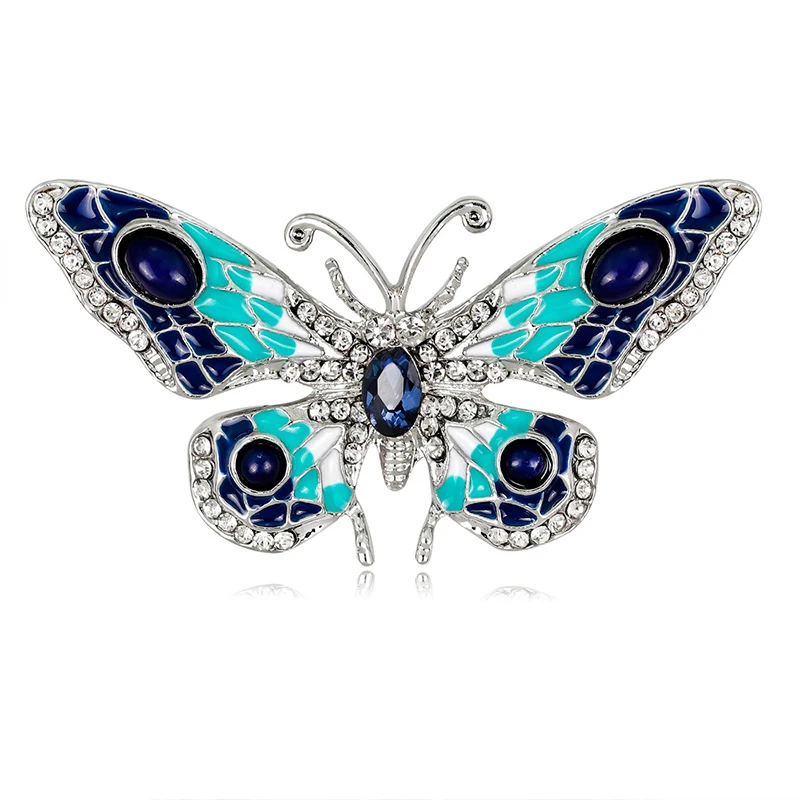 Exquisite Enamel Butterfly Brooch Pins Fashion Rhinestone Drop Oil Insect Color Brooches for Women Suits Decor Elegant Accessory
Exquisite Enamel Butterfly Brooch Pins Fashion Rhinestone Drop Oil Insect Color Brooches for Women Suits Decor Elegant Accessory