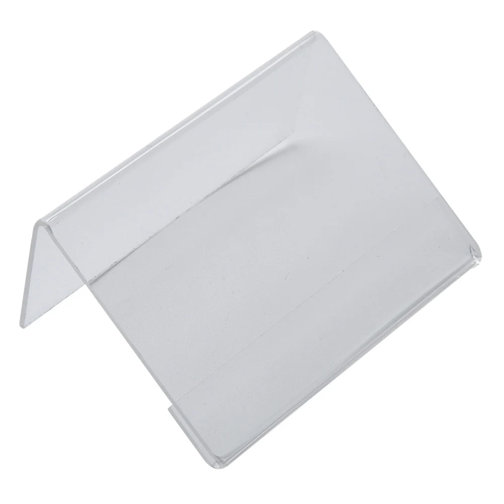 20X5x7.5cm Acrylic Sign Display Stand Price Of Business Card Label Label Stand High Quality Transparent Acrylic
20X5x7.5cm Acrylic Sign Display Stand Price Of Business Card Label Label Stand High Quality Transparent Acrylic