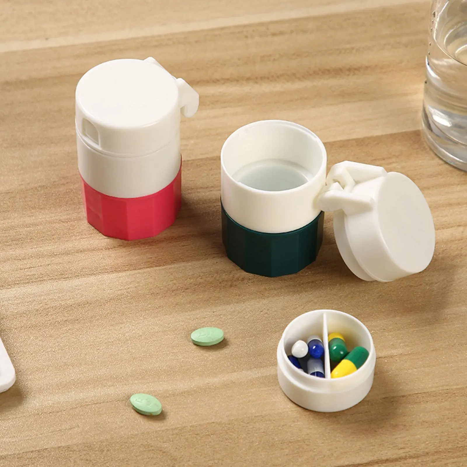 Portable 4 Layer Pill Cutter Grinder Tablet Splitter And Crusher Case Crushes And Storage Tablets, Vitamins, Cuts Pills, Dr J8B4
Portable 4 Layer Pill Cutter Grinder Tablet Splitter And Crusher Case Crushes And Storage Tablets, Vitamins, Cuts Pills, Dr J8B4