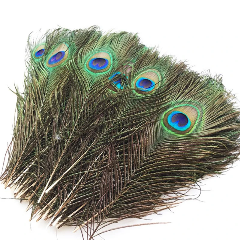 

Natural Peacock Feathers Eye Feathers For Jewelry Making Crafts Wedding Handicraft Accessories Dream Catcher Feather Decoration