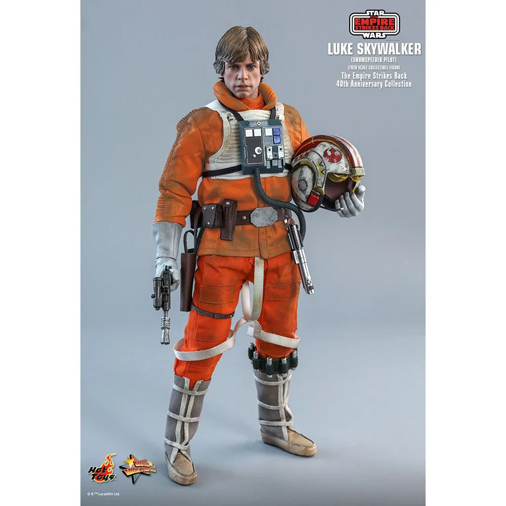 

Original Hottoys 1/6 Luke Skywalker MMS585 Snowspeeder Pilot Star Wars Action Figure Anime Model Collectible Toys