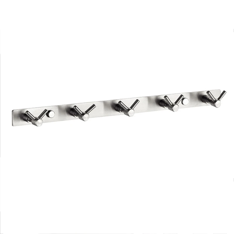 New 16In Hotel Bathroom Towel Hook Stainless Steel Coat Hook Wall-Mounted Hanger 5 V-Shaped Double Hook Towel Rack Organizer
New 16In Hotel Bathroom Towel Hook Stainless Steel Coat Hook Wall-Mounted Hanger 5 V-Shaped Double Hook Towel Rack Organizer