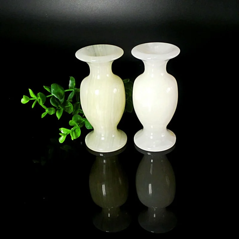 

Прямые продажи с фабрики, Нефритовая оптовая продажа, белая Нефритовая ваза в афганском стиле, модная и тонкая работа