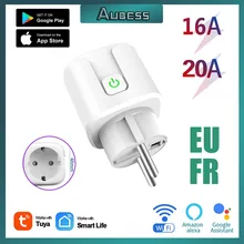 Smart Plug WIFI Tuya Smart Socket 20A EU Wifi Socket Work with Alexa Google Home Alice Voice Control Smart Life
Smart Plug WIFI Tuya Smart Socket 20A EU Wifi Socket Work with Alexa Google Home Alice Voice Control Smart Life