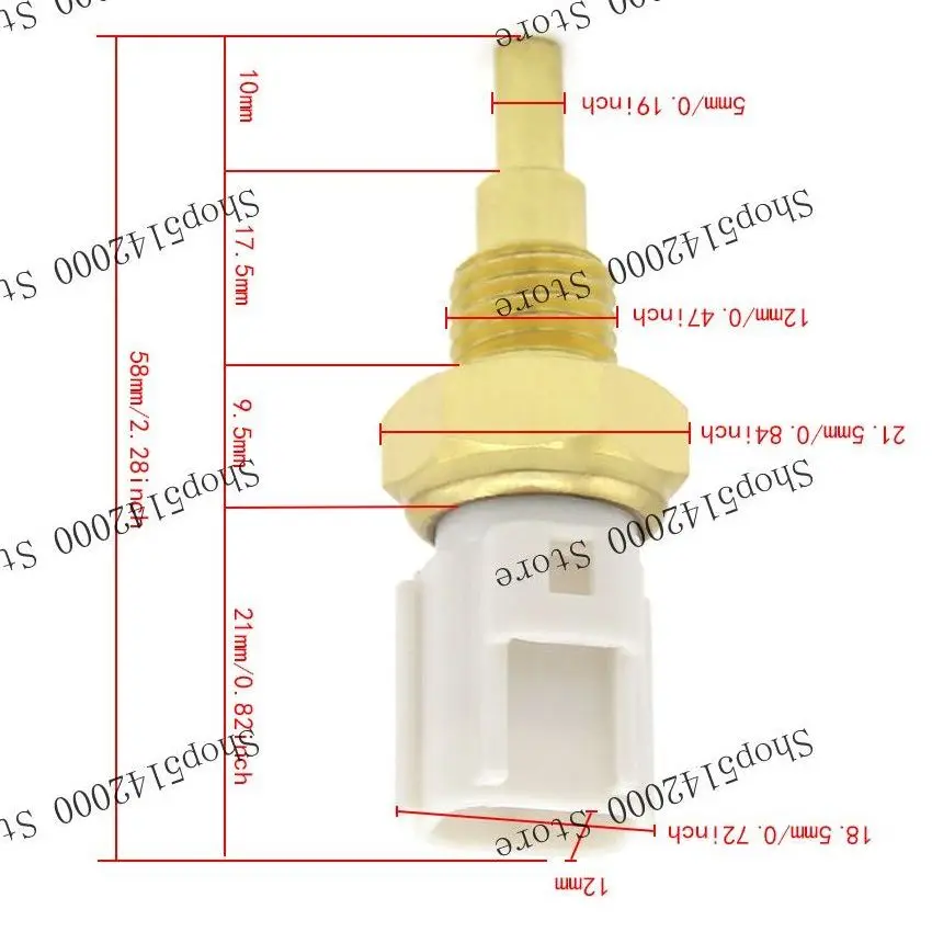 Motorcycle Coolant Radiator Temperature Sensor For Yamaha YXE700 Wolverine EPS R-Spec Hunter SE 2016-2017 OEM:2MB-H5790-00 Moto
Motorcycle Coolant Radiator Temperature Sensor For Yamaha YXE700 Wolverine EPS R-Spec Hunter SE 2016-2017 OEM:2MB-H5790-00 Moto