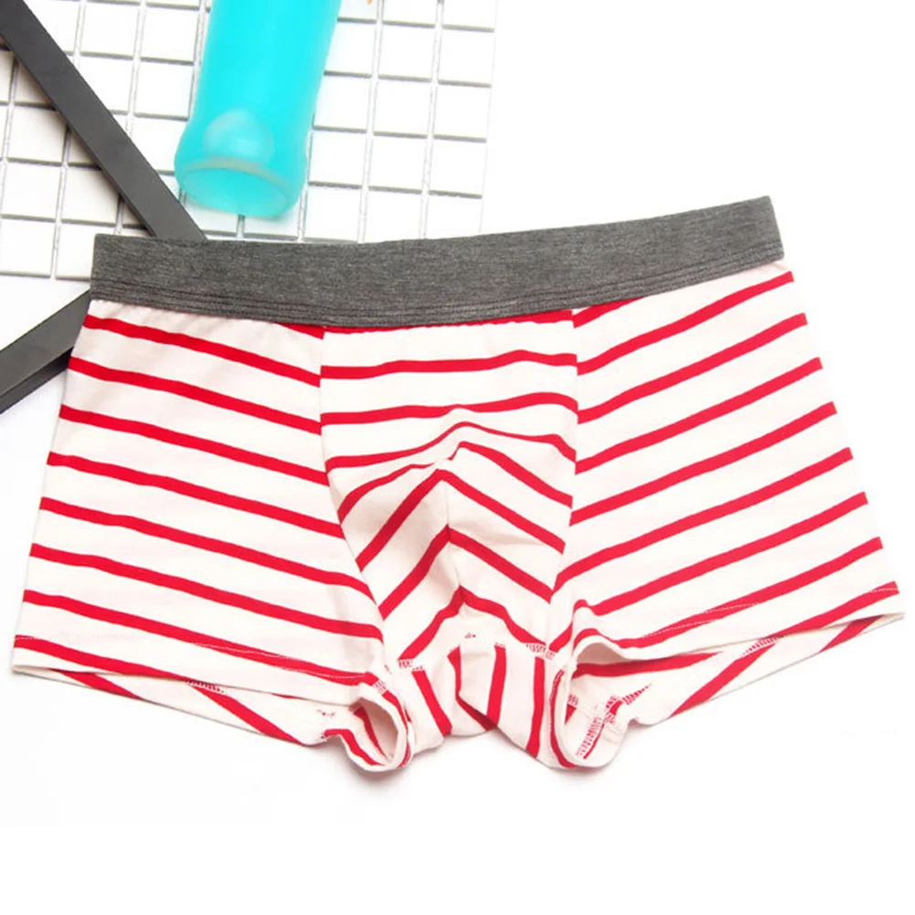 Men Stripe Underwear Daily Panties U-shaped Pouch Middle Waist Boxer Briefs Breathable Lingerie Shorts Sleep Bottoms
Men Stripe Underwear Daily Panties U-shaped Pouch Middle Waist Boxer Briefs Breathable Lingerie Shorts Sleep Bottoms