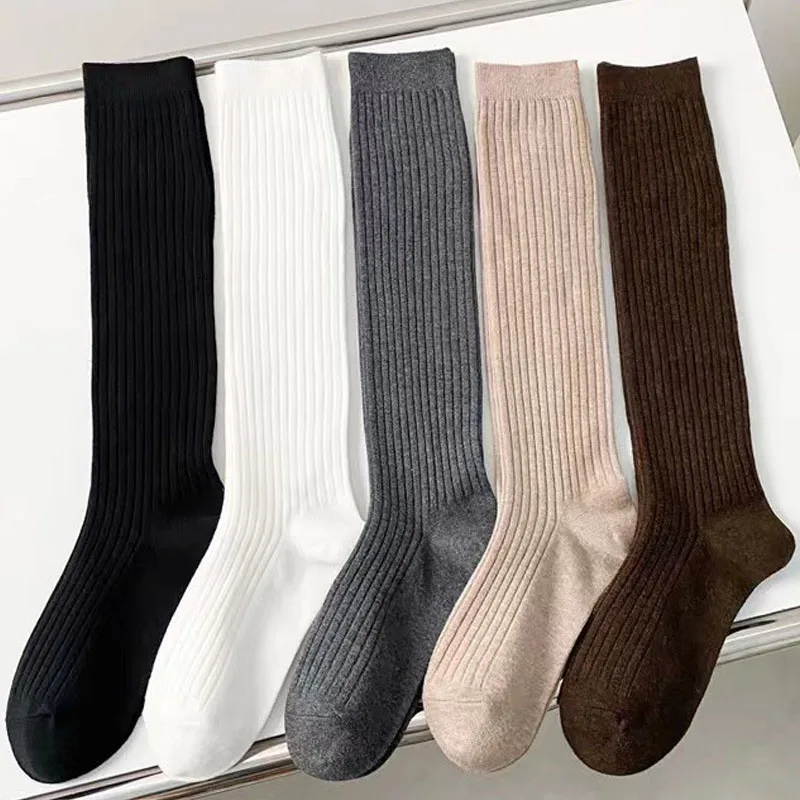 Women's Winter Knitted Socks Cashmere Thicken Wool Thicken Warm Women Socks Sox Japanese Harajuku Solid Color Thermal Long Socks
Women's Winter Knitted Socks Cashmere Thicken Wool Thicken Warm Women Socks Sox Japanese Harajuku Solid Color Thermal Long Socks