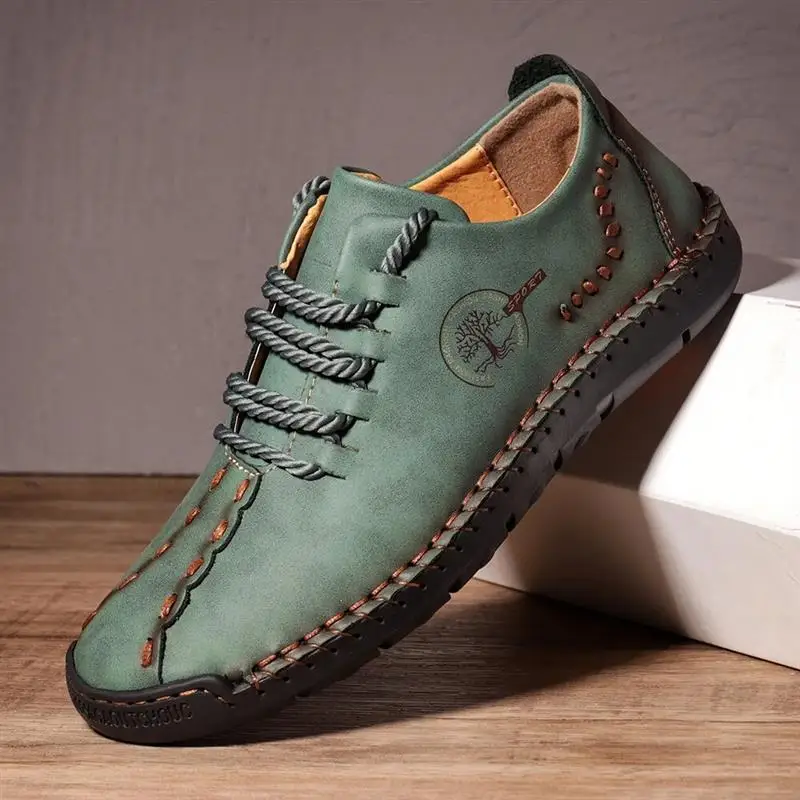 Langmao Men Casual Leather Shoes Handmade Lac-up Flat Shoes Men Black Work Shoes Business Casual Sneakers Men Shoes Plus Size
Langmao Men Casual Leather Shoes Handmade Lac-up Flat Shoes Men Black Work Shoes Business Casual Sneakers Men Shoes Plus Size