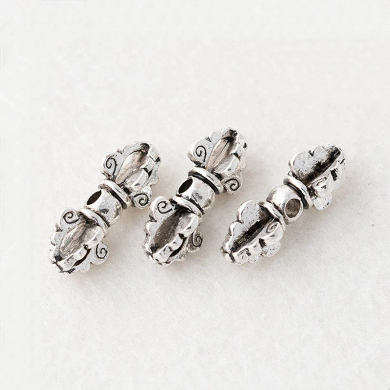 50 PCS Retro Metal Alloy Antique Silver Plated Spacer Beads Alloy Vajra Pestle Bead For DIY Jewelry Making Accessories
50 PCS Retro Metal Alloy Antique Silver Plated Spacer Beads Alloy Vajra Pestle Bead For DIY Jewelry Making Accessories