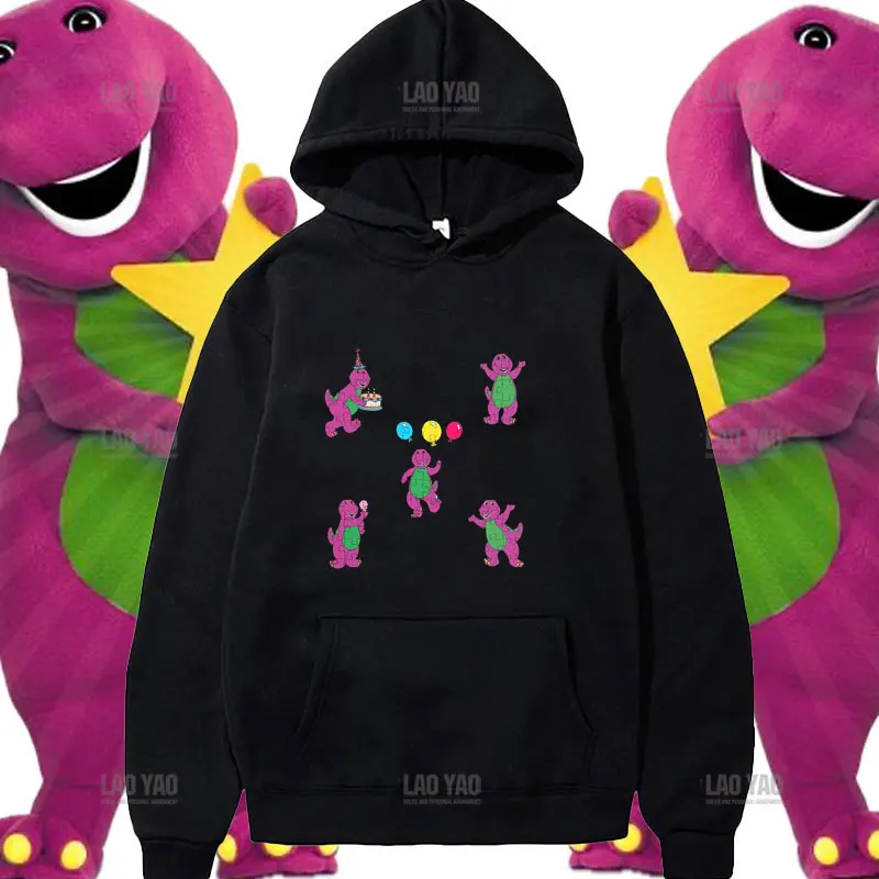 2023 New Cartoon T-shirt Dinosaur Barney & Friends Hoodie Trend Men's and Women's Sweatshirts Fun Casual Hoodies
2023 New Cartoon T-shirt Dinosaur Barney & Friends Hoodie Trend Men's and Women's Sweatshirts Fun Casual Hoodies