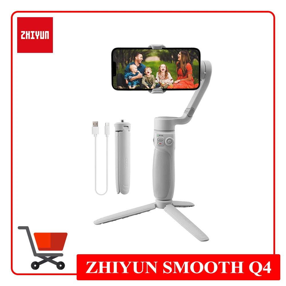 

Zhiyun Smooth Q4 3-Axis Handheld Gimbal Stabilizer for Samsung Galaxy Huawei Xiaomi Oneplus iPhone 14 13 Pro 11 12 Smartphone
