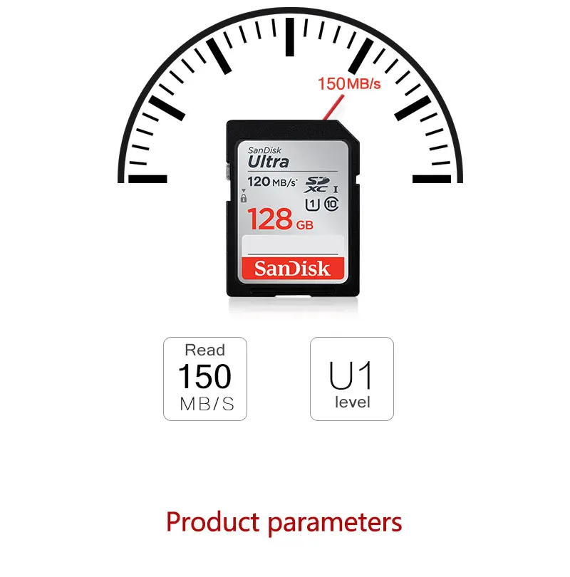 Cartão SD SanDisk Ultra SDHC SDXC C10, Max 120 Mbps: 32GB - 64GB - 128GB - 256GB - 512GB Cartão SD SanDisk Ultra SDHC SDXC C10, Max 120 Mbps: 32GB - 64GB - 128GB - 256GB - 512GB
