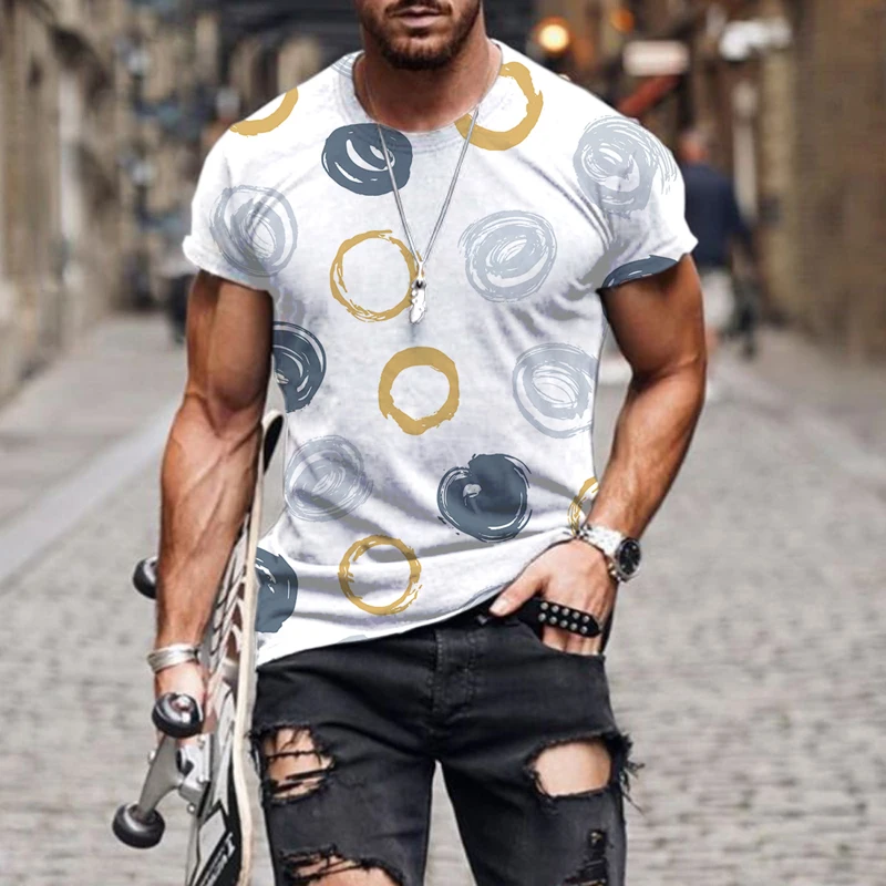 Футболка с коротким рукавом и круглым вырезом для мужчин и женщин, Повседневный пуловер оверсайз с абстрактным принтом граффити, модная верхняя одежда, лето
Футболка с коротким рукавом и круглым вырезом для мужчин и женщин, Повседневный пуловер оверсайз с абстрактным принтом граффити, модная верхняя одежда, лето