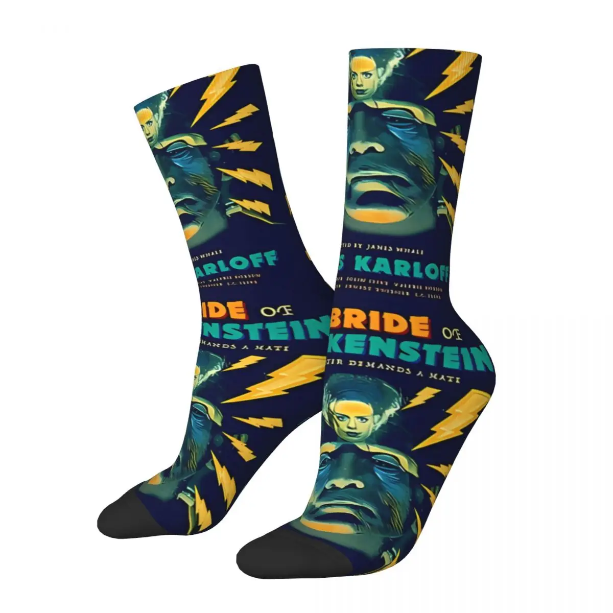 The Bride Of Frankenstein Happy Men's Socks Retro Frankenstein Horror Film Hip Hop Seamless Crew Sock Gift Pattern Printed
The Bride Of Frankenstein Happy Men's Socks Retro Frankenstein Horror Film Hip Hop Seamless Crew Sock Gift Pattern Printed