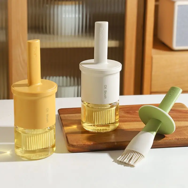 Modern Minimalist Style Glass Oil Bottle With Oil Brush, High-temperature Resistant oil bottle, Barbecue Tool Basting Brushes
Modern Minimalist Style Glass Oil Bottle With Oil Brush, High-temperature Resistant oil bottle, Barbecue Tool Basting Brushes