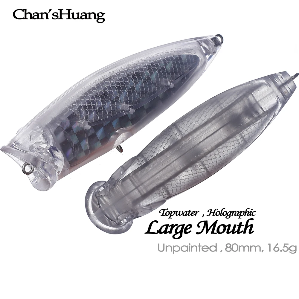 Chan’sHuang 10PCS Unpainted Blanks Bait 80mm 16.5g Topwater Large Mouth Holographic Laser Foil Popper Rattles Fishing Lure
Chan’sHuang 10PCS Unpainted Blanks Bait 80mm 16.5g Topwater Large Mouth Holographic Laser Foil Popper Rattles Fishing Lure