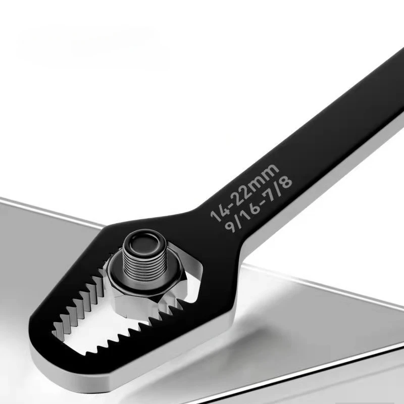 Универсальный ключ Torx, самозатягивающийся регулируемый, 8-22 мм, для очков, двухсторонний
Универсальный ключ Torx, самозатягивающийся регулируемый, 8-22 мм, для очков, двухсторонний