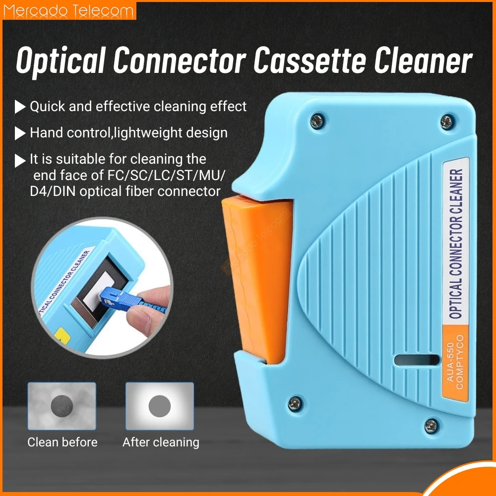 Fiber End Face Cleaning Box SC/FC/LC/ST Connector Cleaner Tools Flange Cleaner Cleaning Cassette
Fiber End Face Cleaning Box SC/FC/LC/ST Connector Cleaner Tools Flange Cleaner Cleaning Cassette