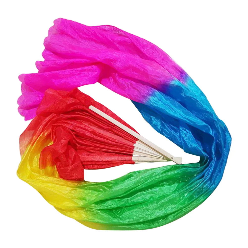 Long Folding Fan Lengthened Dancing Fan Lengthened Silk Belly Dance Fan Veil Colorful Long Silk Yangko Fan for Dancing
Long Folding Fan Lengthened Dancing Fan Lengthened Silk Belly Dance Fan Veil Colorful Long Silk Yangko Fan for Dancing