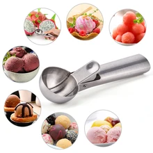 Ice Cream Scoop Stainless Steel Ice Cream Spoon Watermelon Baller Scoop Fruit Dessert Spoon Ice Cream Ball Maker Kitchen Tools 
Ice Cream Scoop Stainless Steel Ice Cream Spoon Watermelon Baller Scoop Fruit Dessert Spoon Ice Cream Ball Maker Kitchen Tools