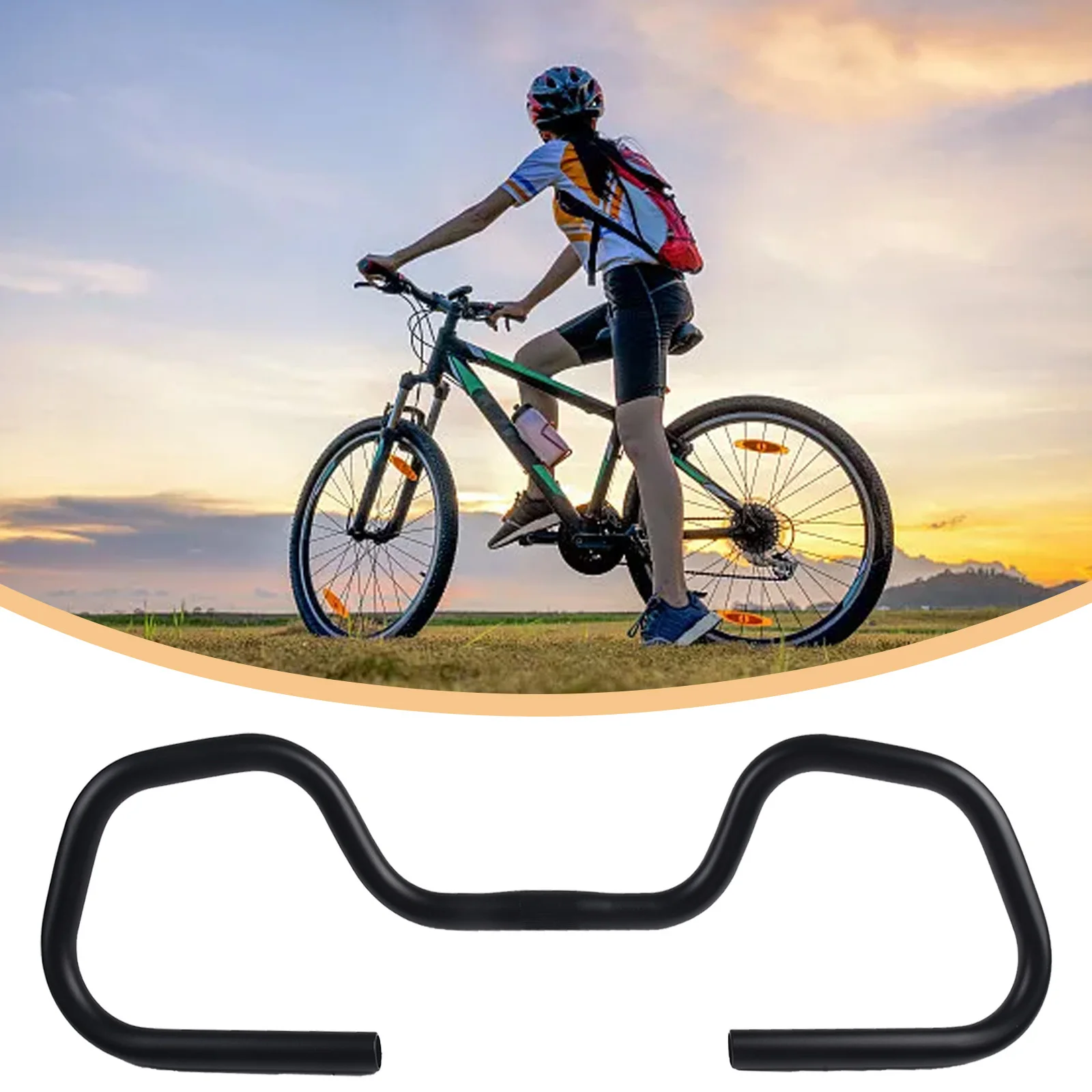 Enhance Your Cycling Experience 25 4mm 580mm Black Handlebar for Touring Trekking Bike, Made with Premium Aluminum Alloy
Enhance Your Cycling Experience 25 4mm 580mm Black Handlebar for Touring Trekking Bike, Made with Premium Aluminum Alloy