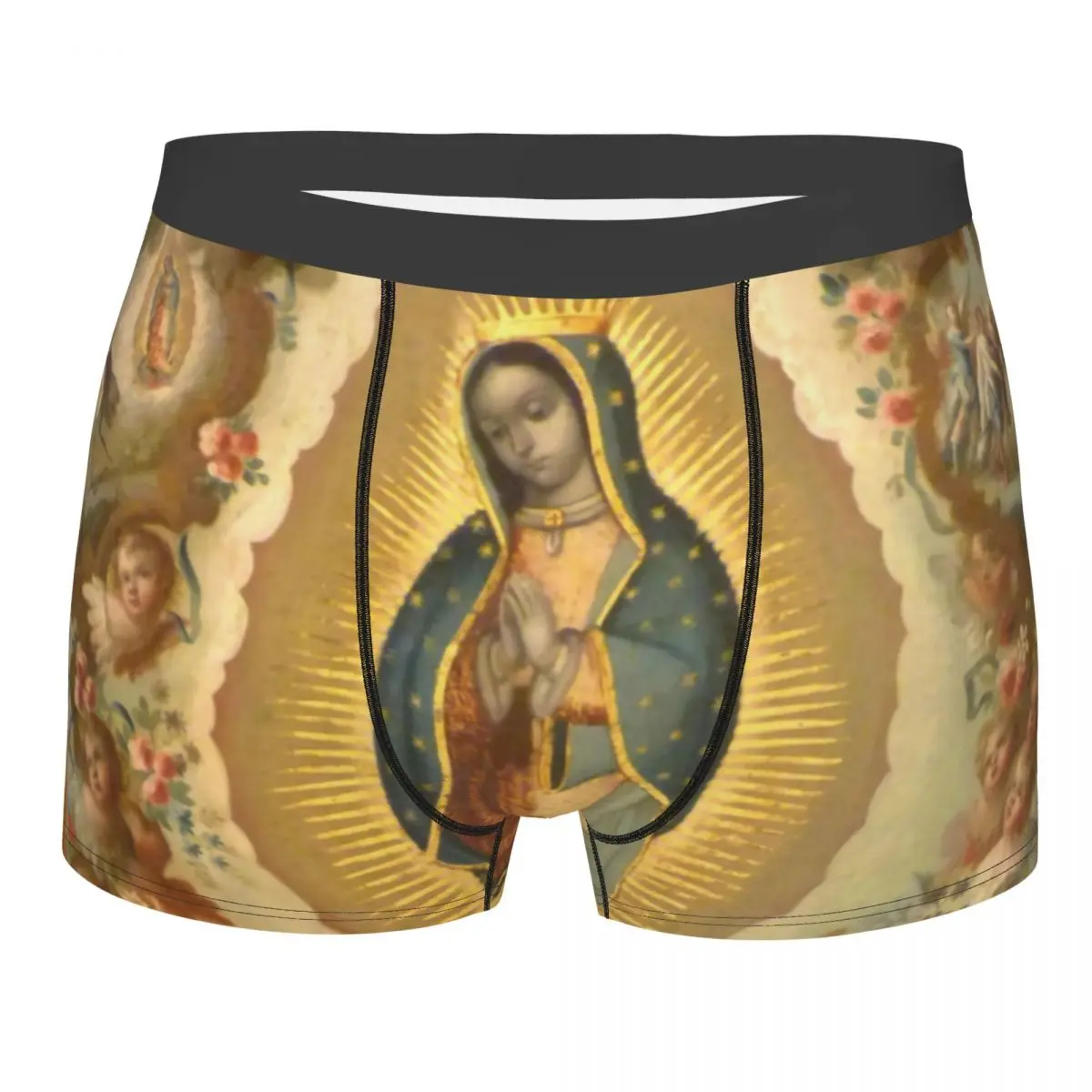 Virgin Of Guadalupe With The Four Apparitions Underwear Male Print Customized Boxer Shorts Panties Briefs Soft Underpants
Virgin Of Guadalupe With The Four Apparitions Underwear Male Print Customized Boxer Shorts Panties Briefs Soft Underpants