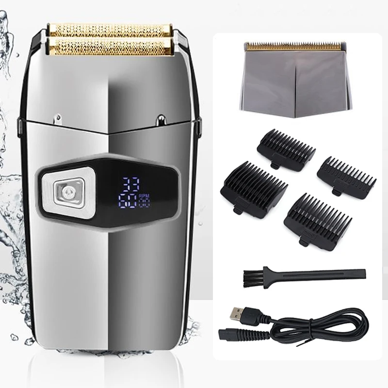 Powerful Rechargeable Electric Shaver Wet and Dry Beard Electric Shaver for Men Shaved Shaver 2 in 1 Electric Clipper for Men
Powerful Rechargeable Electric Shaver Wet and Dry Beard Electric Shaver for Men Shaved Shaver 2 in 1 Electric Clipper for Men