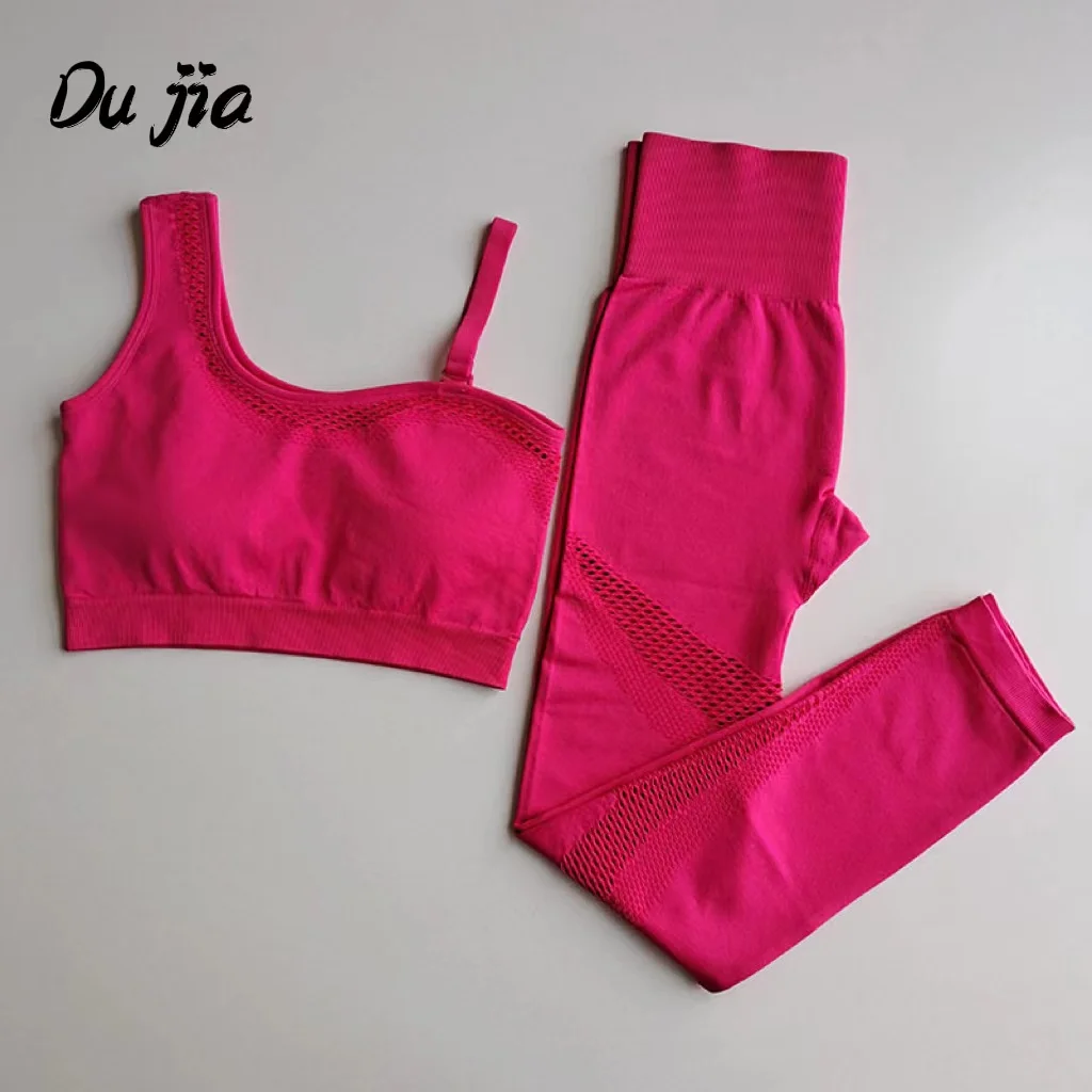Sexy 2 Piece Set Ladies Yoga Hollow Single Shoulder Strap Gather Sports Bra Quick Dry Running Yoga Training Fitness Cothes
Sexy 2 Piece Set Ladies Yoga Hollow Single Shoulder Strap Gather Sports Bra Quick Dry Running Yoga Training Fitness Cothes