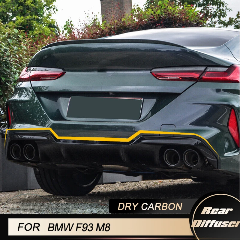 Автомобильный задний бампер, диффузор, спойлер для BMW F93 M8 Gran Coupe 4-дверный 2019-2021, задний диффузор, фартук, комплект Prepreg, сухой углерод
Автомобильный задний бампер, диффузор, спойлер для BMW F93 M8 Gran Coupe 4-дверный 2019-2021, задний диффузор, фартук, комплект Prepreg, сухой углерод