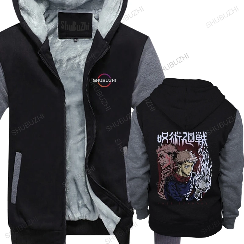 Yuji Itadori Jujutsu Kaisen winter hoody Men Cotton thick hoodie Leisure Anime Manga Gojo Satoru fleece pullover Streetwear
Yuji Itadori Jujutsu Kaisen winter hoody Men Cotton thick hoodie Leisure Anime Manga Gojo Satoru fleece pullover Streetwear