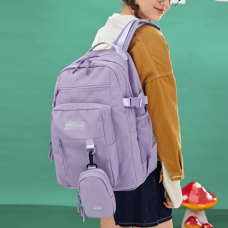 

Многослойный дорожный Рюкзак 15,6 дюйма, школьный ранец для студентов колледжа, Женский вместительный деловой чемодан, рюкзаки для переноски