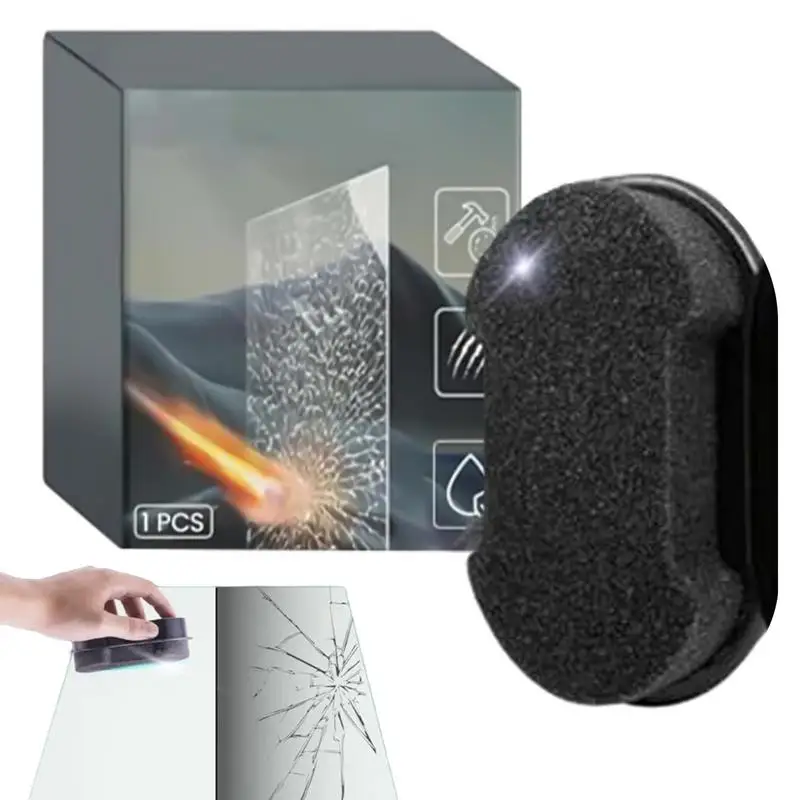 

Nano Coat One Way Mirror Nano Coat Glass Cleaning Brush Sponge wiper for windows bathroom mirrors and car rearview mirrors