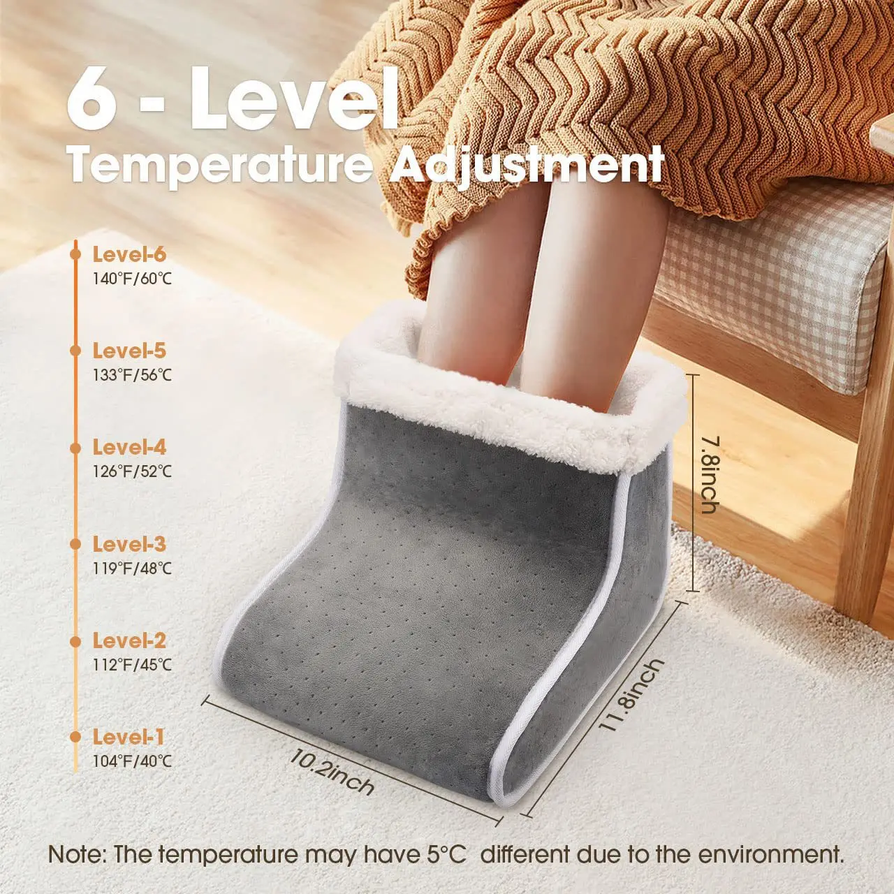 Electric Foot Warmer for Bedroom, Sleeping Blanket, Plug-in, Power Saving, Warm Cover, Feet Heating Pad, Washable, Home, Winter
Electric Foot Warmer for Bedroom, Sleeping Blanket, Plug-in, Power Saving, Warm Cover, Feet Heating Pad, Washable, Home, Winter
