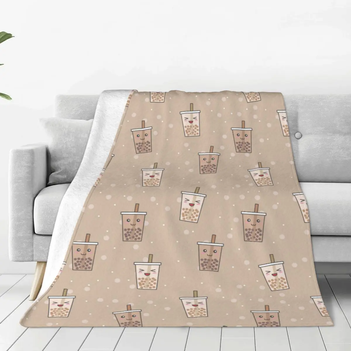 Bubble Tea Or Pearl Milk Tea Cartoon Blanket Fleece All Season Multifunction Soft Throw Blanket for Bed Outdoor Plush Thin Quilt
Bubble Tea Or Pearl Milk Tea Cartoon Blanket Fleece All Season Multifunction Soft Throw Blanket for Bed Outdoor Plush Thin Quilt