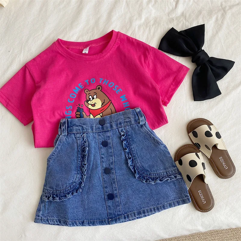 2025 Summer New Children Short Sleeve T Shirts Cute Cartoon Print Boys Girls Cotton T Shirt Baby Casual Tops Kids Clothes 8 Sb237679ca737402ea61e5e0f03889d6bP
