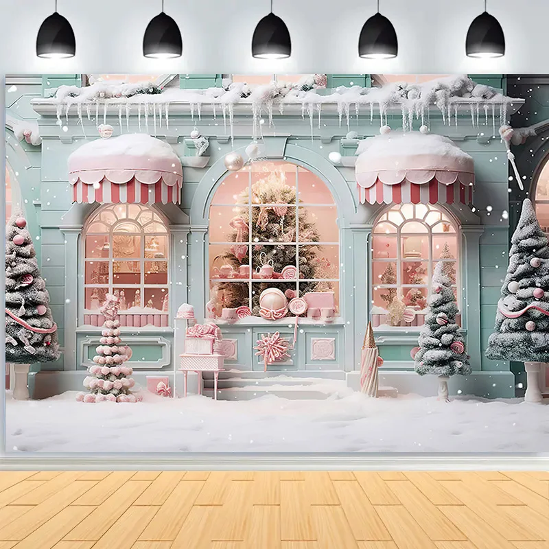 Christmas Tree Presents Flower Wreath Photography Backrops Window Pink House Door Anniversary New Year Photo Background DRG-09
Christmas Tree Presents Flower Wreath Photography Backrops Window Pink House Door Anniversary New Year Photo Background DRG-09