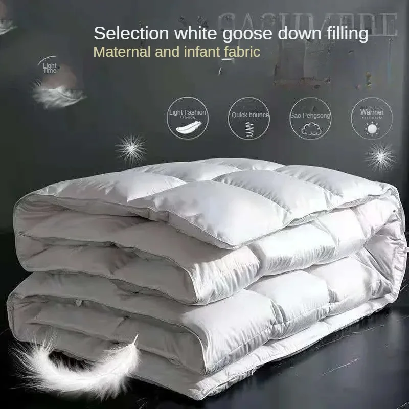 Down duvet 95 white goose down five-star hotel warm double single duvet core goose down duvet
Down duvet 95 white goose down five-star hotel warm double single duvet core goose down duvet