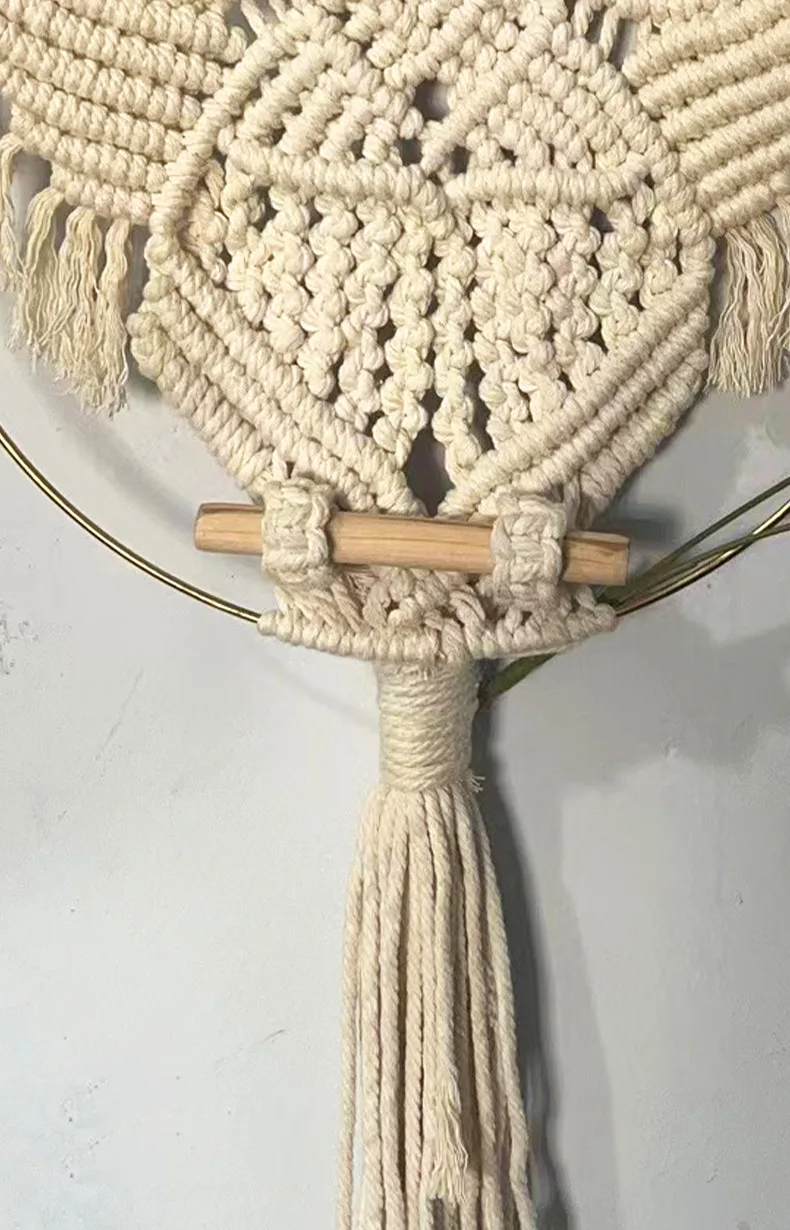 Nordic Owl Woven Cotton Rope Wall Tapestry Boho Decor 4 Sb23a13671e6d4f00896f68f092ad25d4Y