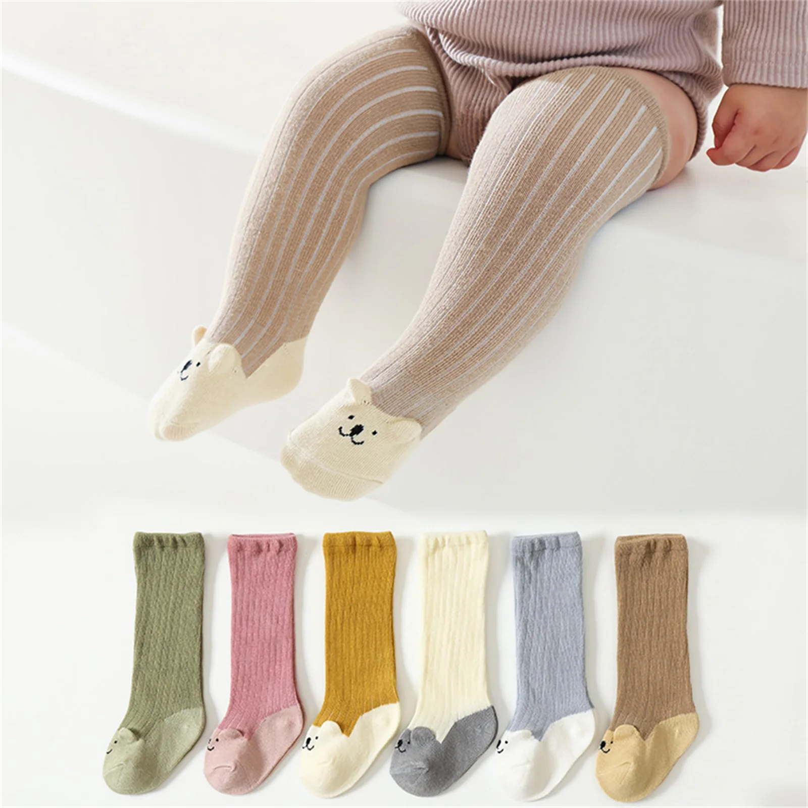 EWODOS Kid Girl Boy Cute Stockings Cartoon Bear Socks Knitted Leg Elastic Slimming Casual Girls Gifts Spring Warm Leg Stockings
EWODOS Kid Girl Boy Cute Stockings Cartoon Bear Socks Knitted Leg Elastic Slimming Casual Girls Gifts Spring Warm Leg Stockings