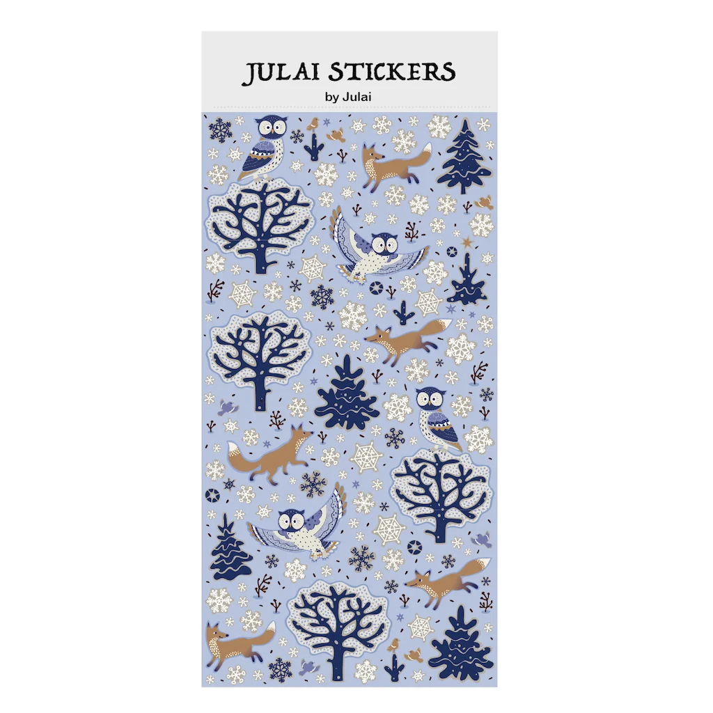 Foiled Decorative Stickers WINTER FOREST Cartoon Cute Waterproof Sticker Decals for Journal Planner Decal Stickers
Foiled Decorative Stickers WINTER FOREST Cartoon Cute Waterproof Sticker Decals for Journal Planner Decal Stickers