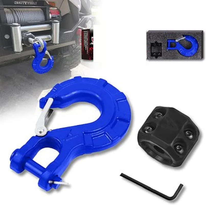 16Ton, 35000lbs, 3/8” die forged hook with rubber stopper for 12000lbs electric winch self-rescue trailer G70 hook tow rope AT, UTV 2 Mallzona Sb23adfcb6a6148d682b51128d136f937m 16Ton, 35000lbs, 3/8” die forged hook with rubber stopper for 12000lbs electric winch self-rescue trailer G70 hook tow rope AT, UTV Mallzona