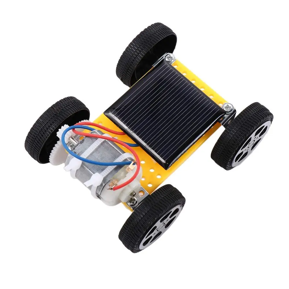 

Funny Educational Toys Science Experiment DIY Assembled Car Robot Kit Set Solar Car Toys Energy Solar Powered Toy