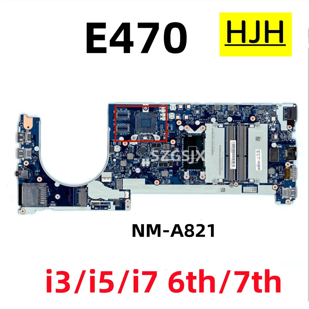 FOR Lenovo ThinkPad E470 E470C Laptop Motherboard CE470 NM-A821, With CPU i3/i5/i7 6th/7th, DDR4 UMA 100% TEST
FOR Lenovo ThinkPad E470 E470C Laptop Motherboard CE470 NM-A821, With CPU i3/i5/i7 6th/7th, DDR4 UMA 100% TEST