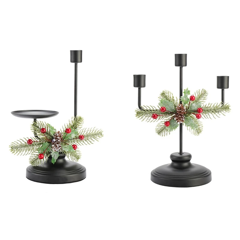 Christmas Candle Holder Centerpiece, With Candle Holders Table Accent Centerpiece For Festival Home Decoration Black
Christmas Candle Holder Centerpiece, With Candle Holders Table Accent Centerpiece For Festival Home Decoration Black